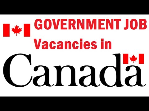 Government Job Vacancies in Canada