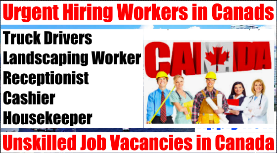 Urgent Hiring Workers in Canada
