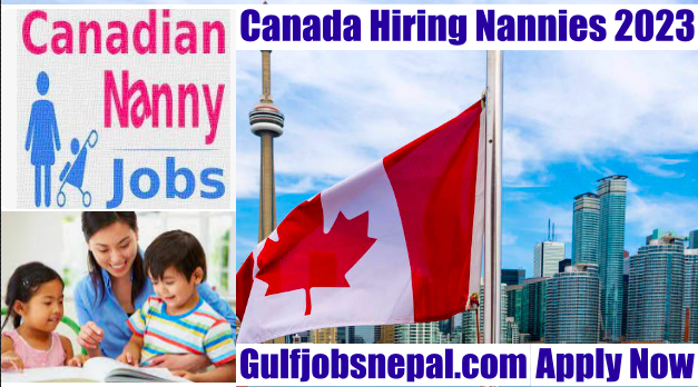 Nannies Job Vacancy In Canada.